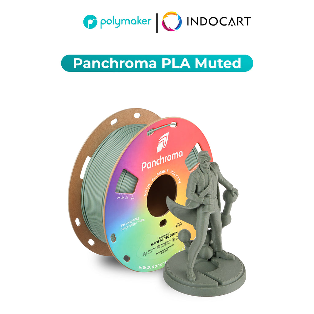 3D Printer Filament PolyMaker Panchroma/PolyTerra Muted PLA Matte 1.75mm 1Kg
