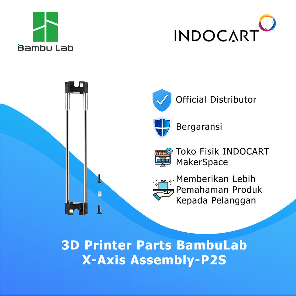3D Printer Parts BambuLab X Axis Assembly BambuLab P2S