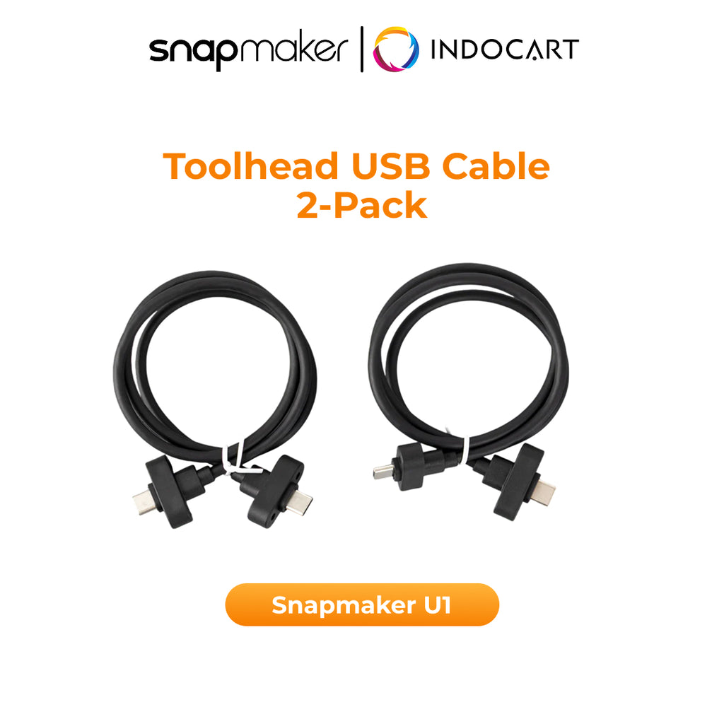 3D Printer Parts Snapmaker OEM Toolhead USB Cable 2 Pack Snapmaker U1