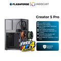 3D Printer Flashforge Creator 5 Pro 4 Toolhead Full Enclosed Multicolor 3D Printer