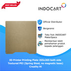 3D Printer Printing Plate Both Side Textured PEI Spring Steel No Magnetic Base Creality Hi