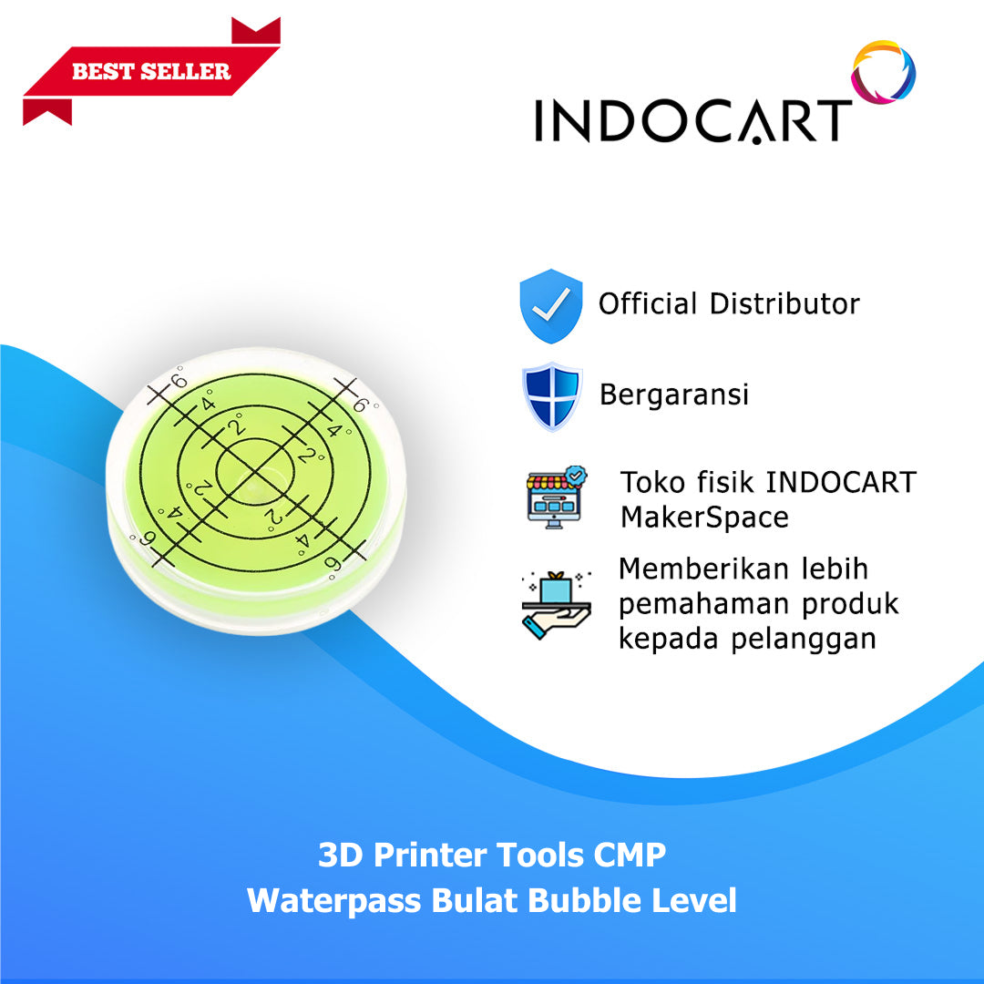 3D Printer Tools CMP Waterpass Bulat Bubble Level