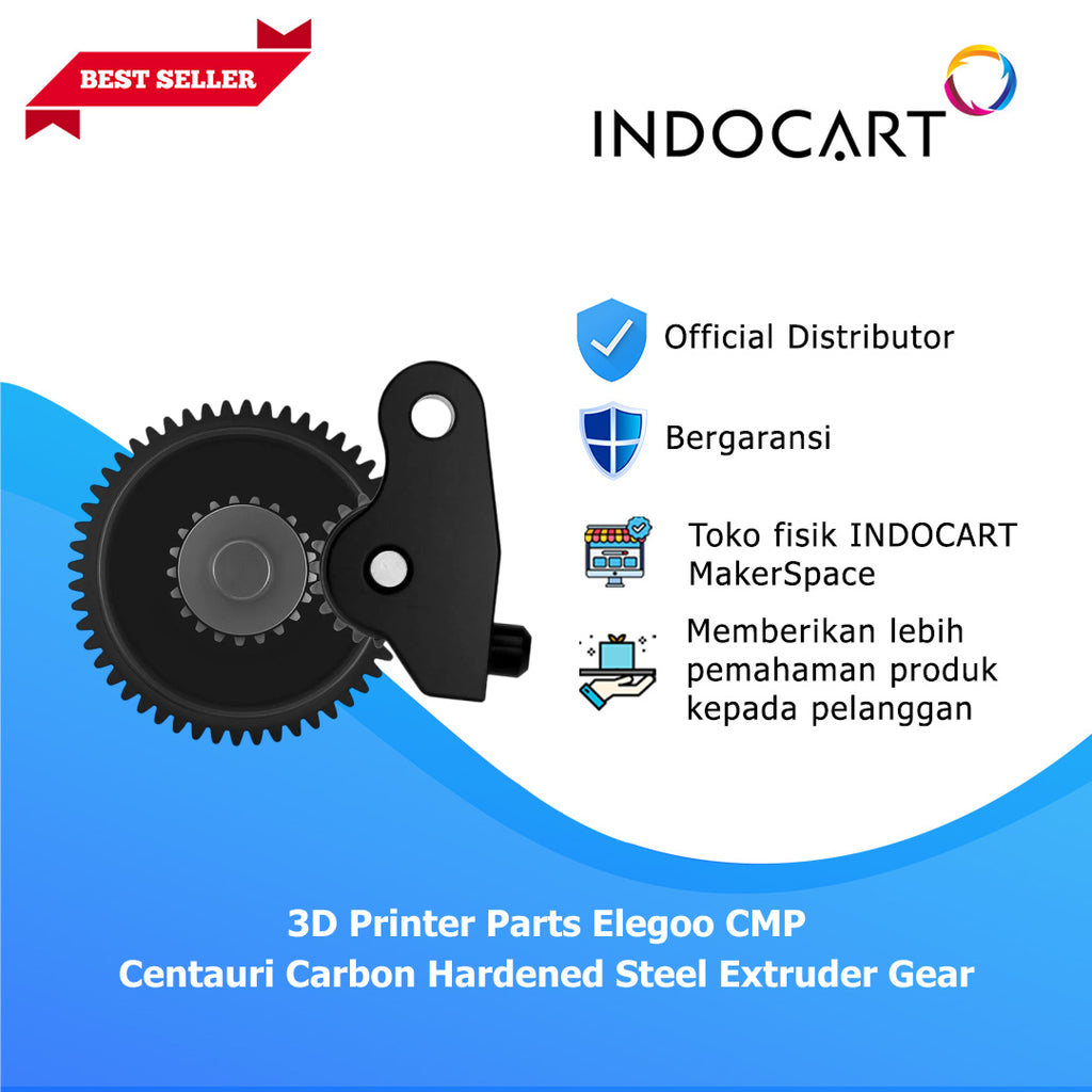 3D Printer Parts Elegoo CMP Hardened Steel Extruder Gear Elegoo Centauri Carbon