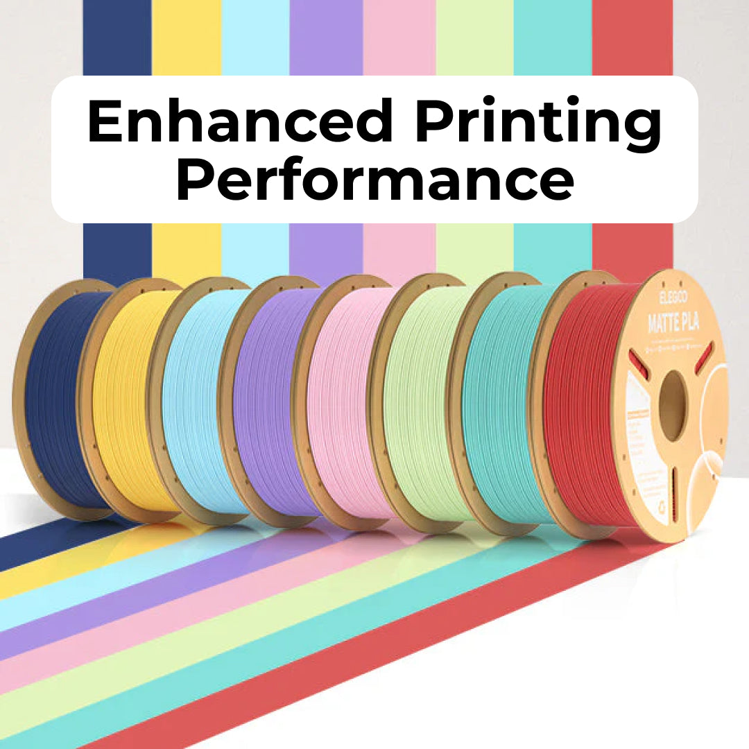 3D Printer Filament Elegoo PLA Matte Colored 1.75mm 1Kg