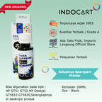IndoCart Tinta Refill Printer HP GT51 GT52 GT 51 52-Dye Ink-100ml
