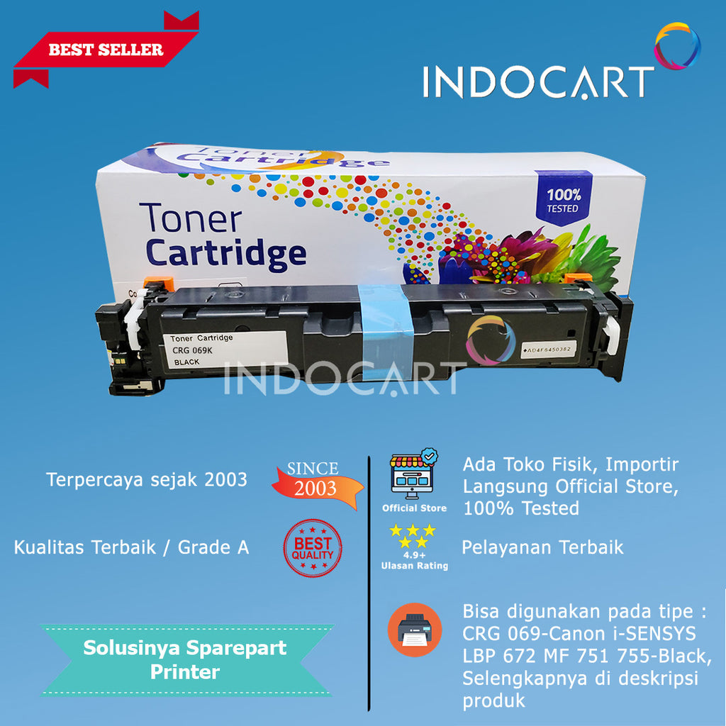 Toner Cartridge Compatible CRG 069-Canon i-SENSYS LBP 672 673 674 MF 751 752 753 754 755