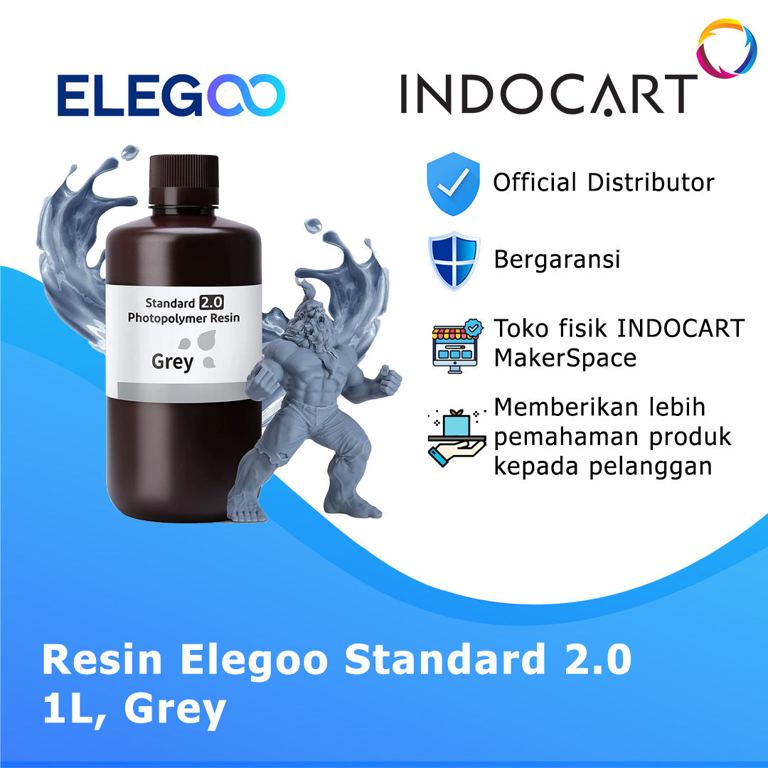 3D Printer Resin Elegoo Standard 2.0 High Precision Resin-1kg