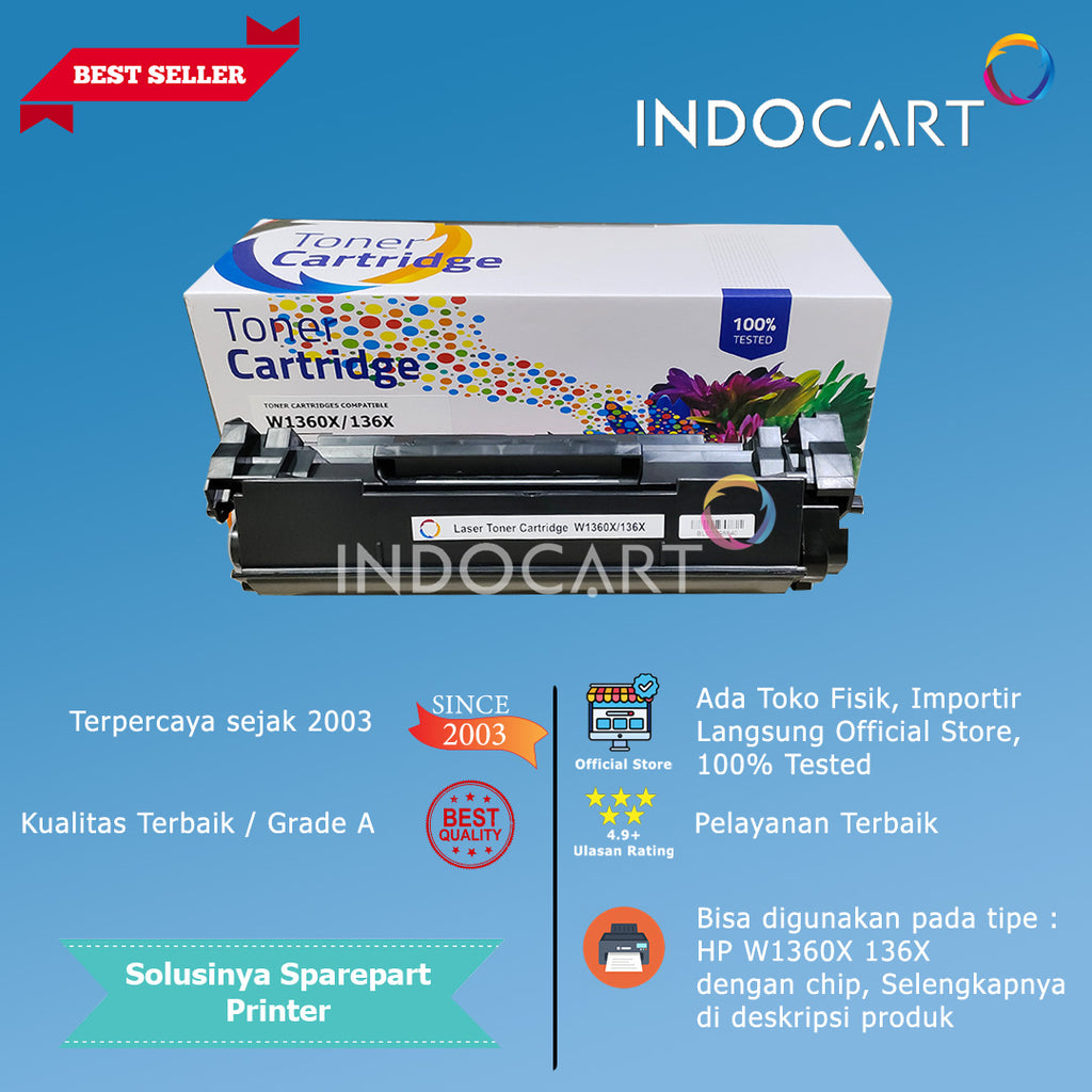 Toner Cartridge Compatible W1360X 136X-HP LJ M211 M236