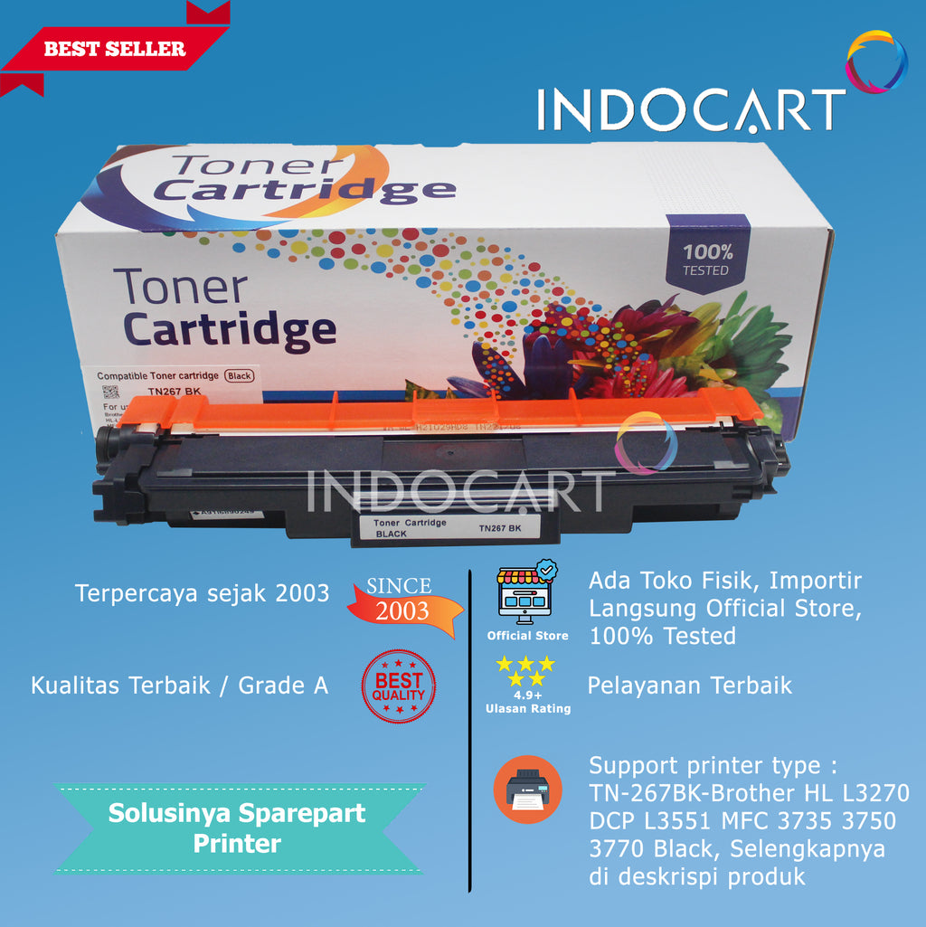 Toner Cartridge Compatible TN-267-HL L3270 DCP L3551 MFC 3735 3750 3770