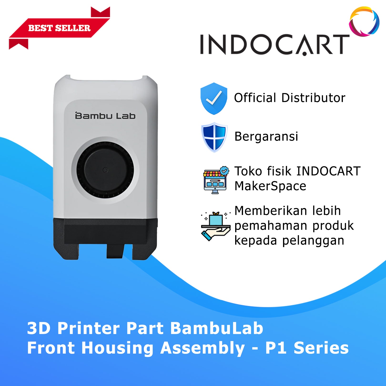 3D Printer Parts BambuLab Front Housing Assembly BambuLab P1 Series