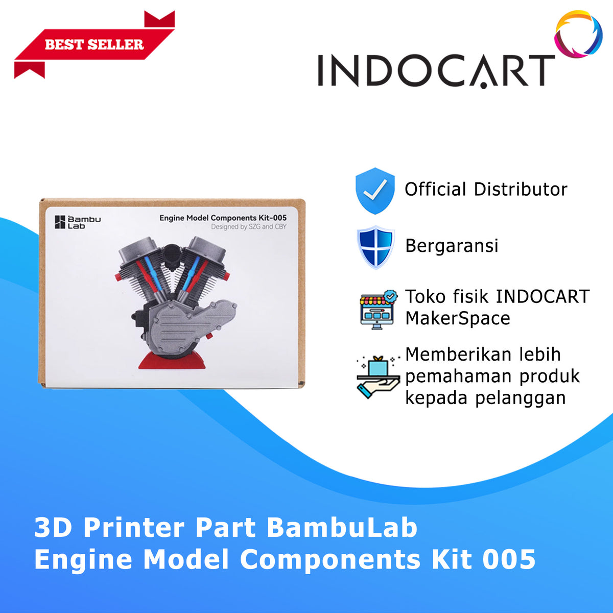 3D Maker's Supply Parts BambuLab Engine Model Components Kit 005