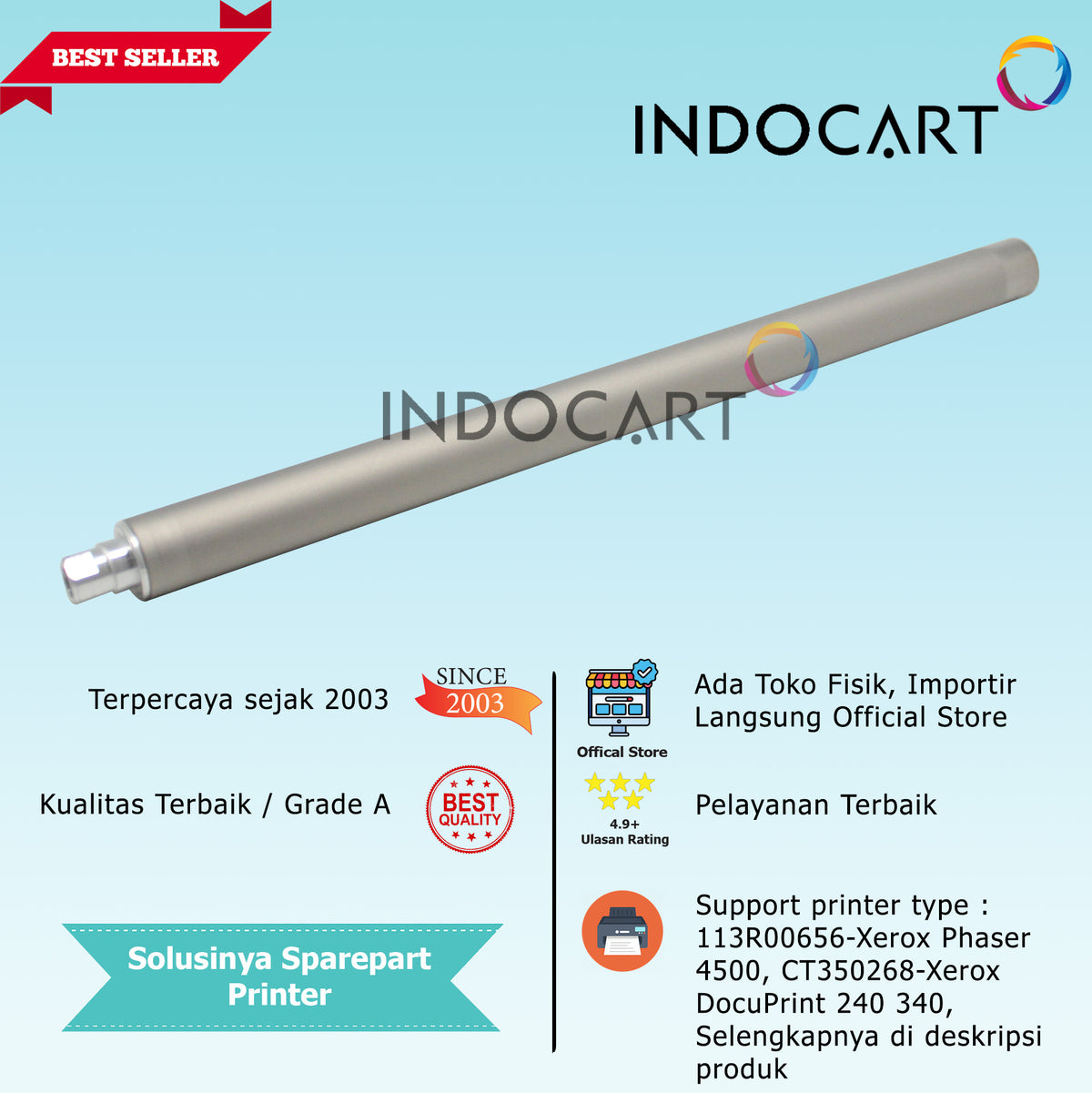 Magnet Roller Sleeve CT350268 CT350269-Xerox DocuPrint 240 340 Phaser 4500