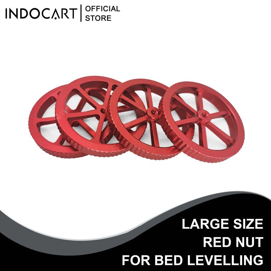 3D Printer Parts Creality OEM Bed Levelling Kit Red Nut D60×9 4 Pcs Creality Ender 3S1Plus/CR 10Smartpro