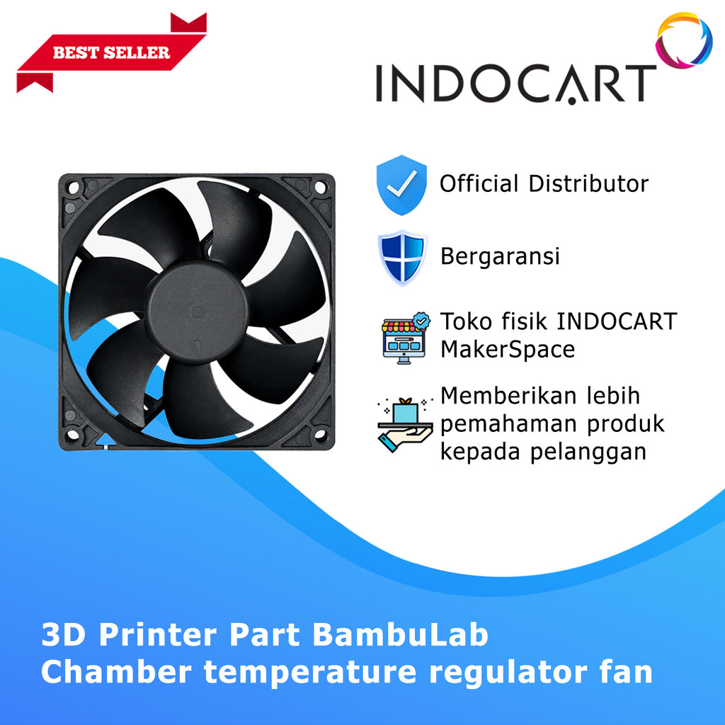 3D Printer Parts BambuLab Chamber Temperature Regulator Fan BambuLab X1C/P1P/P1S