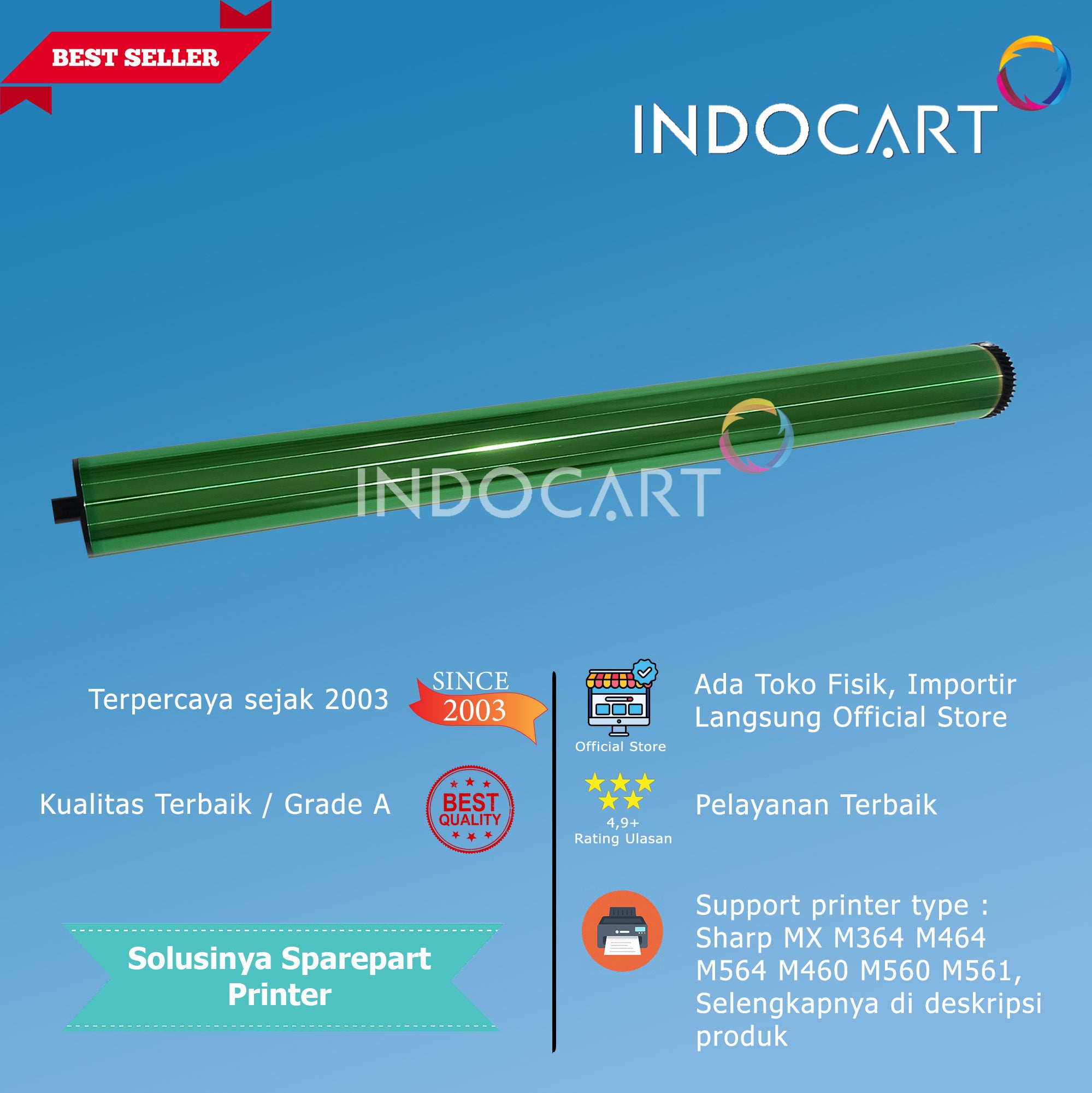 OPC Drum Glossy MX 560-Sharp MX M364 M464 M564 M460 M560 M561