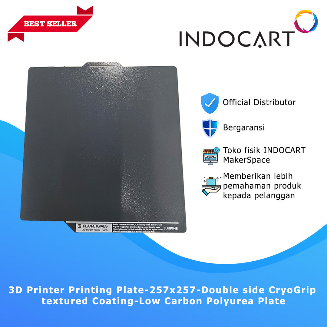 3D Printer Printing Plate Double Side CryoGrip Textured Coating Low Carbon Polyurea Plate