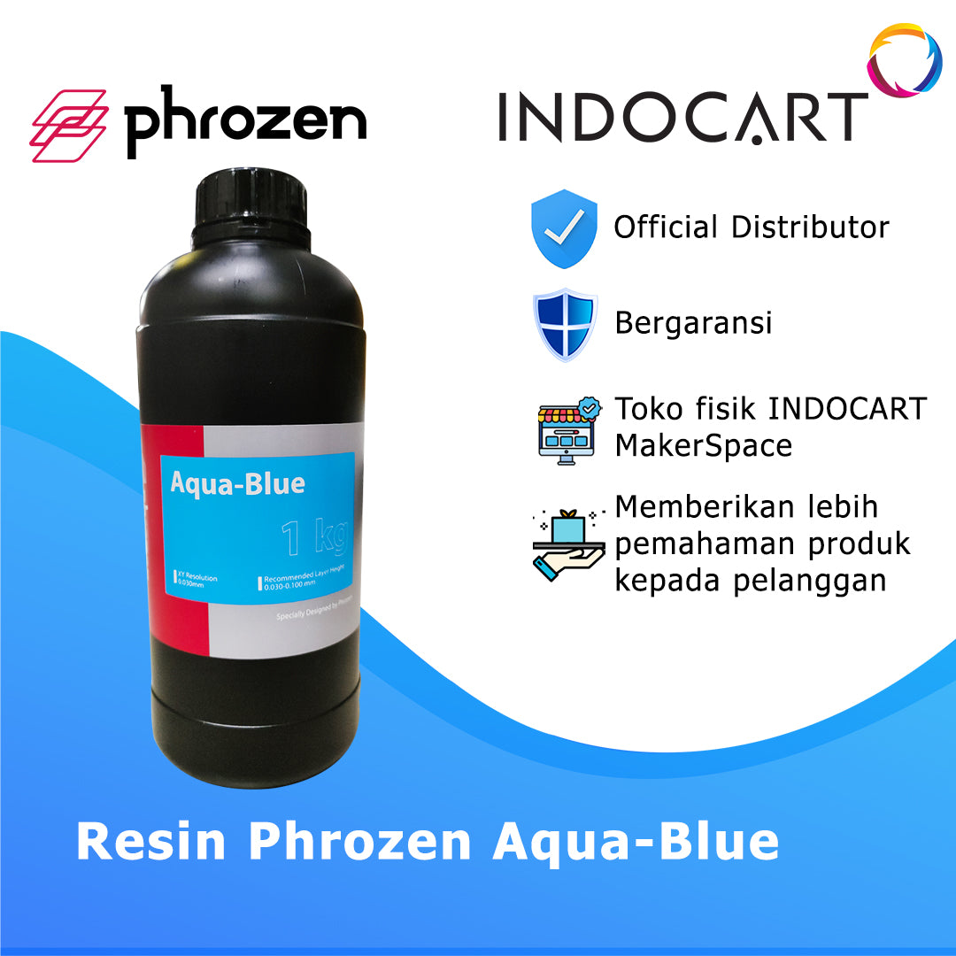 3D Printer Resin Phrozen Aqua Incredible Clarity and Ease of Use 1Kg