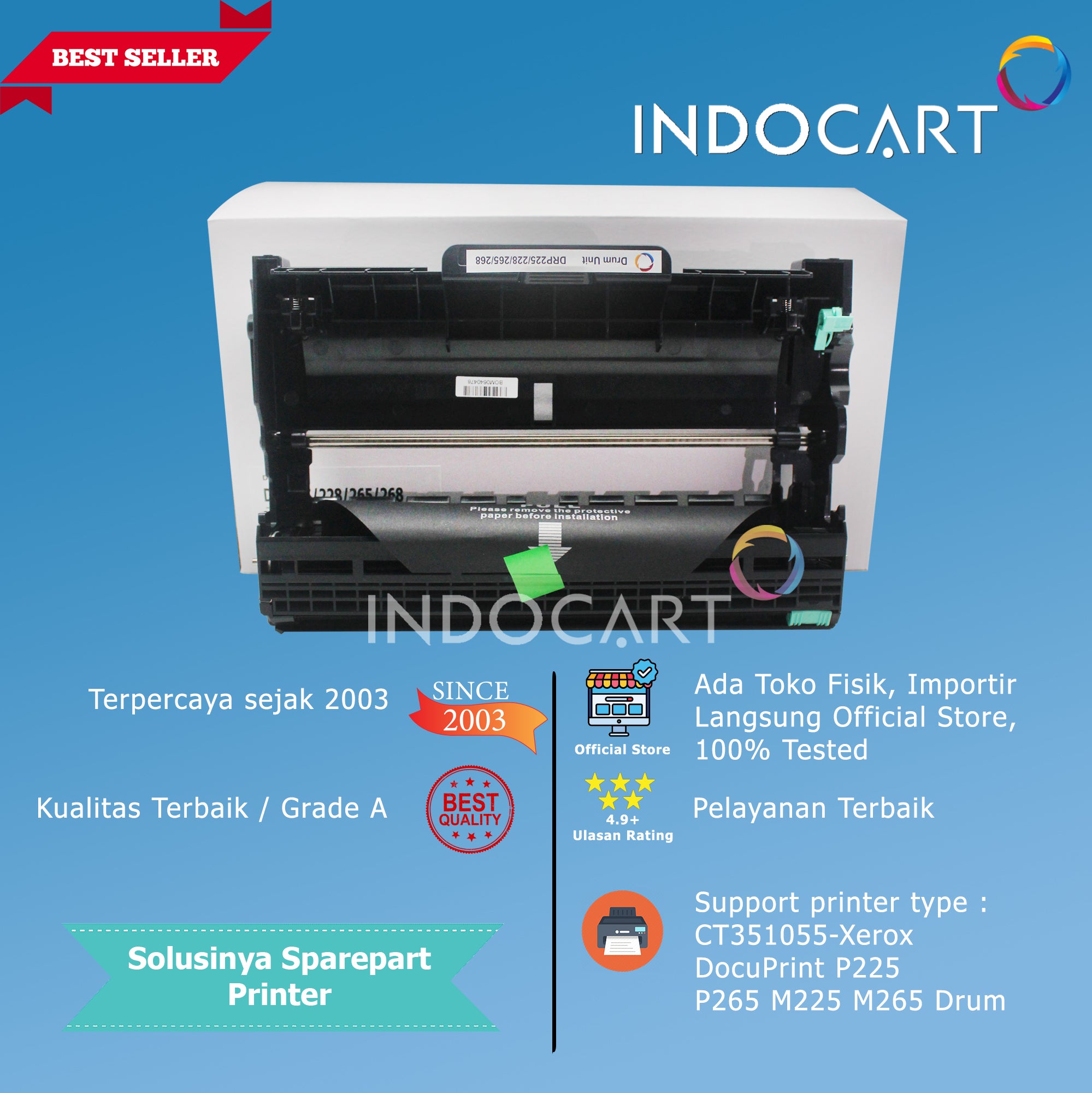 Toner Imaging Drum Compatible CT351055-Xerox DocuPrint P225 P265 M225 M265