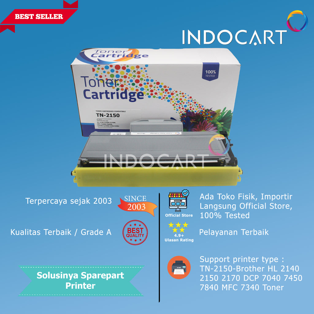 Toner Cartridge Compatible TN-2150-HL 2140 2150 2170 DCP 7040 7450 7840 MFC 7340