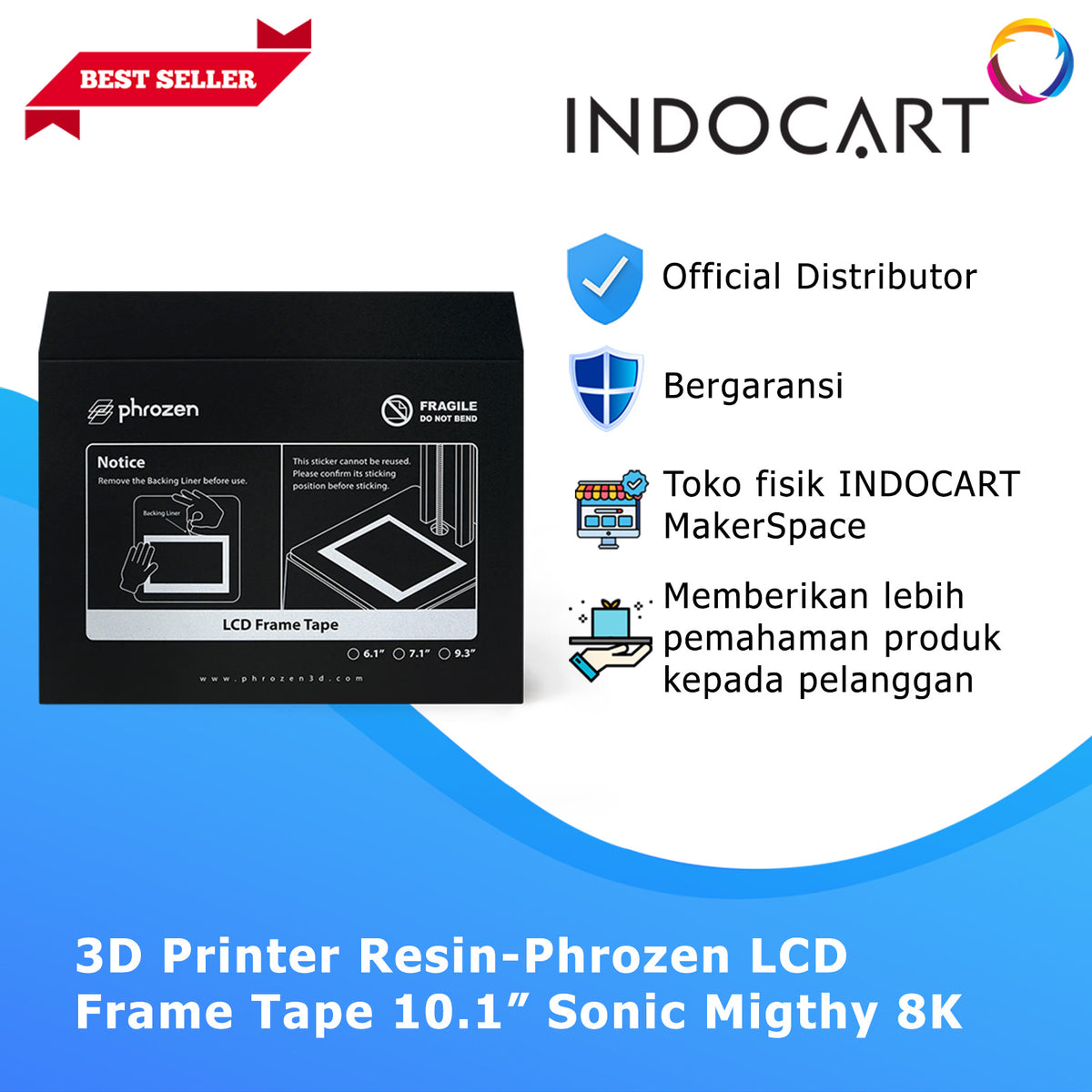 3D Printer Parts LCD Frame Tape Phrozen Mighty 8K