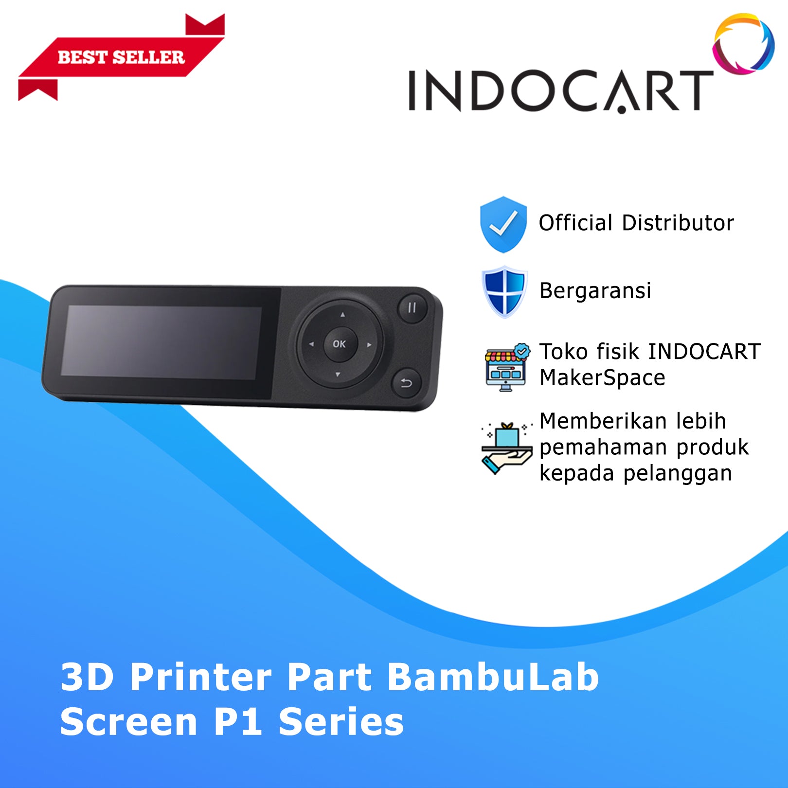 3D Printer Parts BambuLab Screen Monitor BambuLab P1 Series