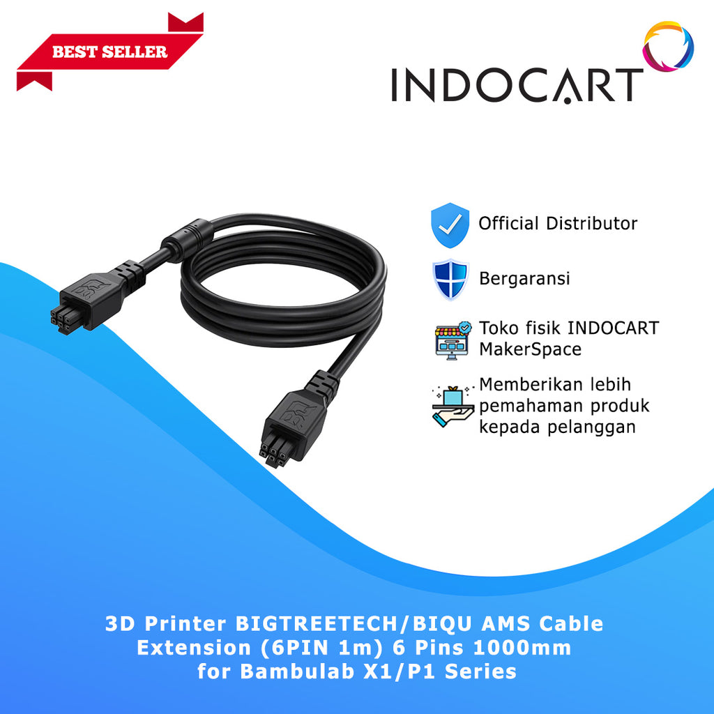 3D Printer BigTreeTech/BIQU AMS Cable 6PIN BambuLab X1/P1