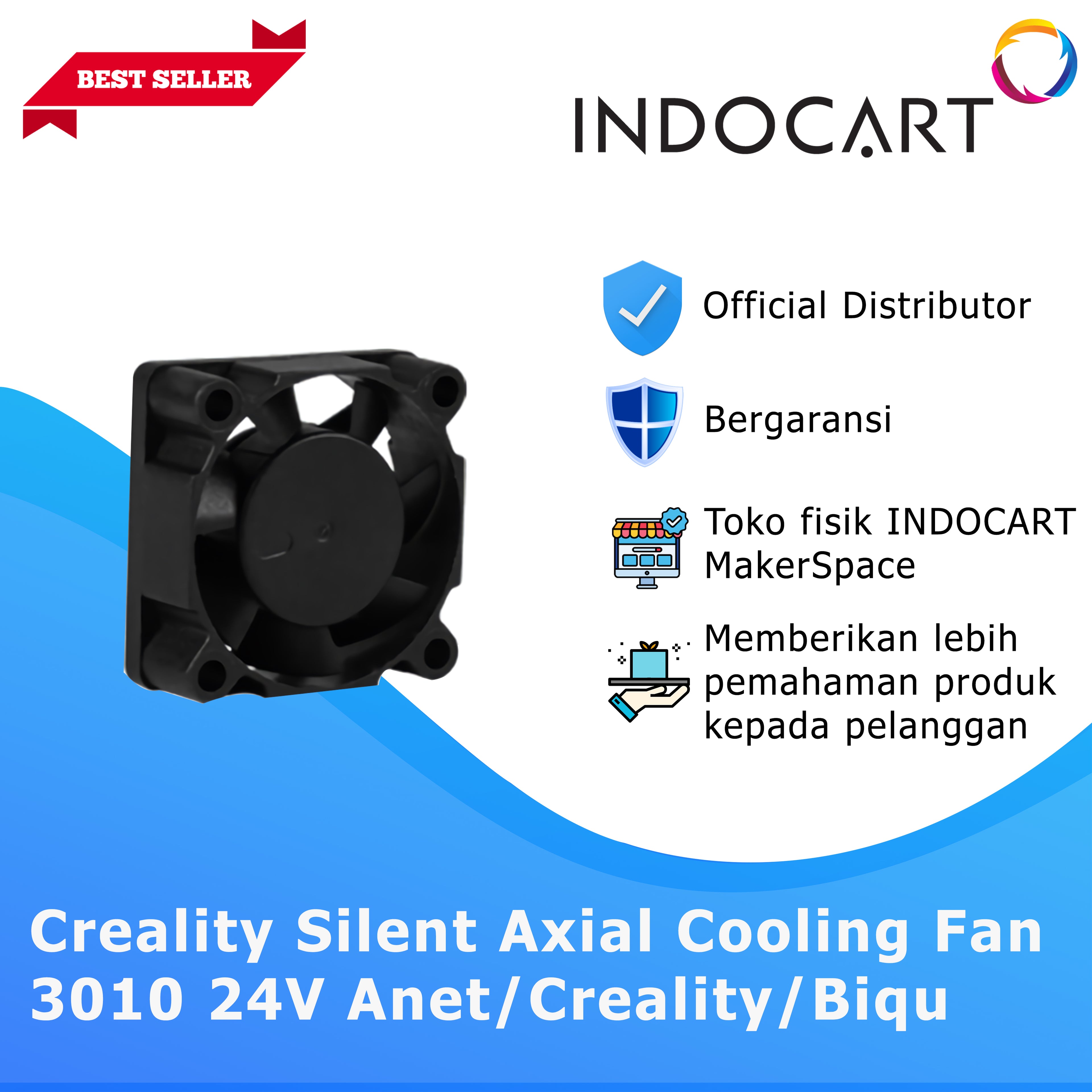 3D Printer Parts Creality OEM Silent Axial Cooling Fan 3010 24V