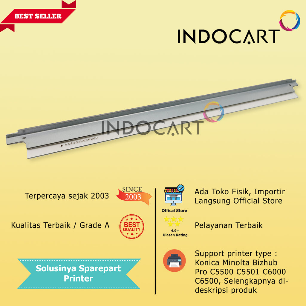 Wiper Blade Kuroki-Konica Minolta Bizhub Pro C65 C5500 C5501 C6000 PRESS C6000 C7000 C70