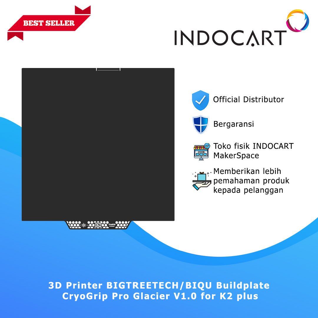 3D Printer BigTreeTech/BIQU Buildplate CryoGrip Pro Glacier V1.0 Creality K2 plus