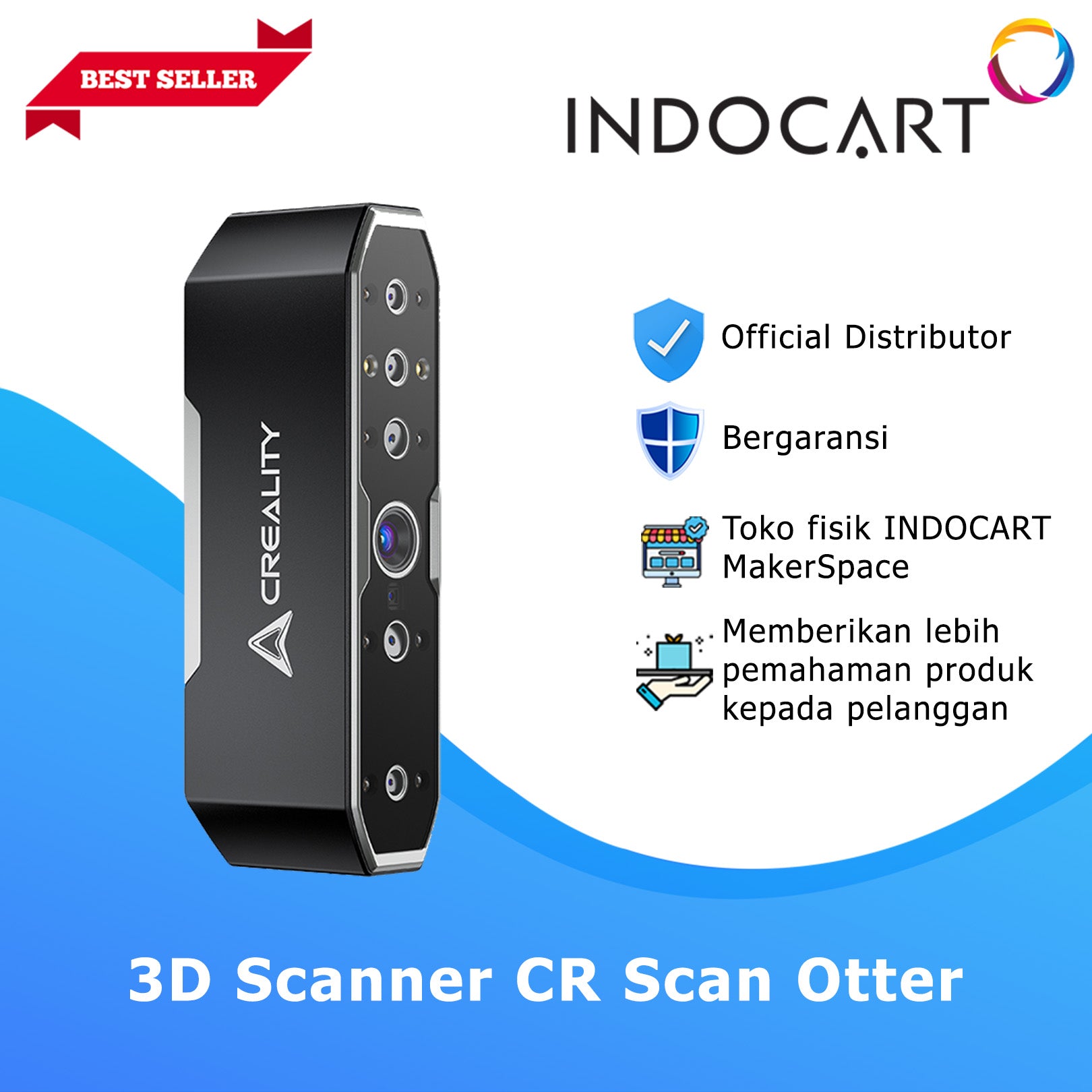 3D Scanner Creality CR Scan Otter Professional 3D Scanner Innovative Four Lens Stereo Vison