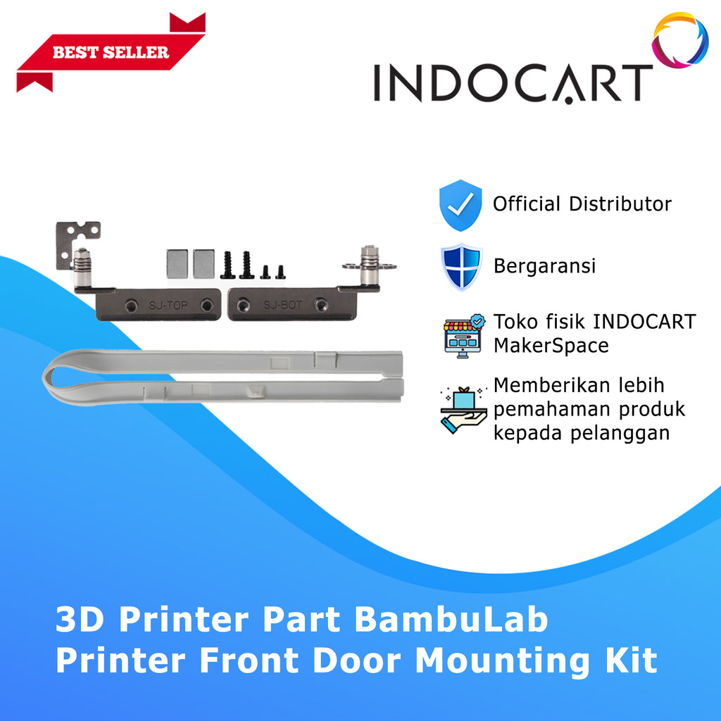 3D Printer Parts BambuLab Printer Front Door Mounting Kit BambuLab P1/X1 Series