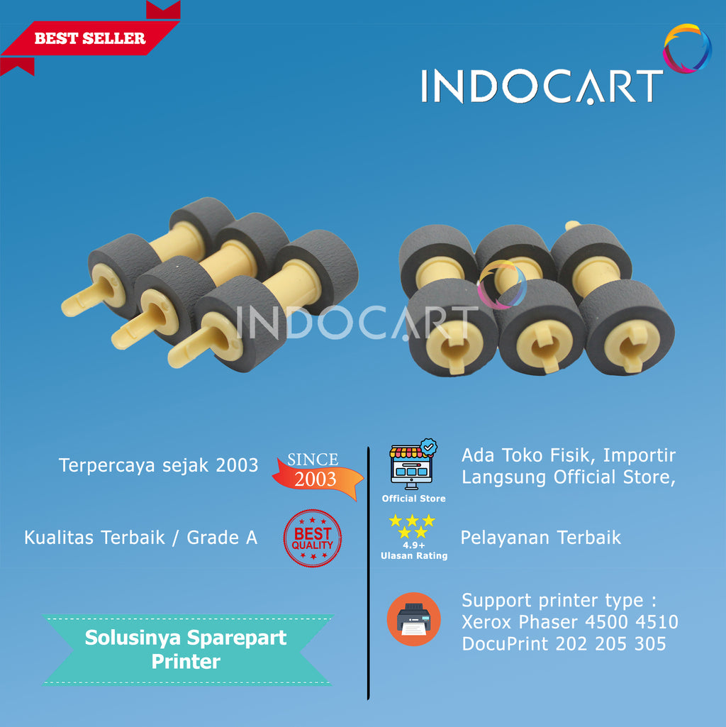 Pickup Roller-Xerox Phaser 4500 4510 DocuPrint 202 205 305 6pcs/set