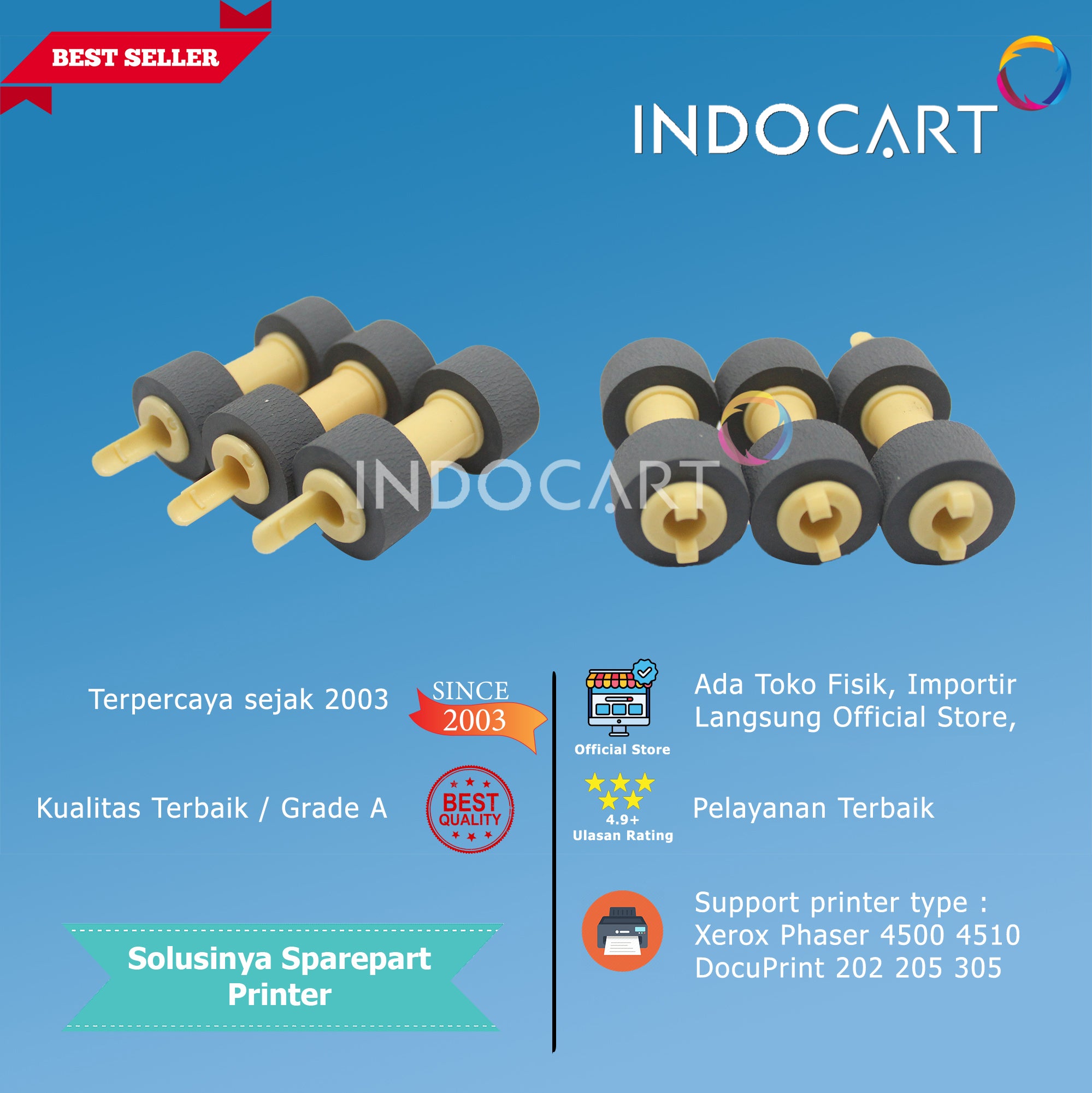 Pickup Roller-Xerox Phaser 4500 4510 DocuPrint 202 205 305 6pcs/set