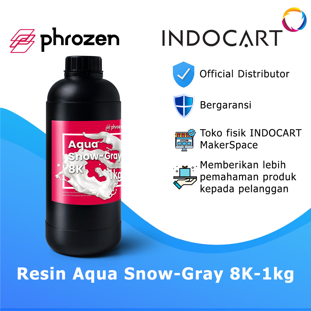 3D Printer Resin Phrozen Aqua Low Warpage & Dimensional Stability 8K-1Kg