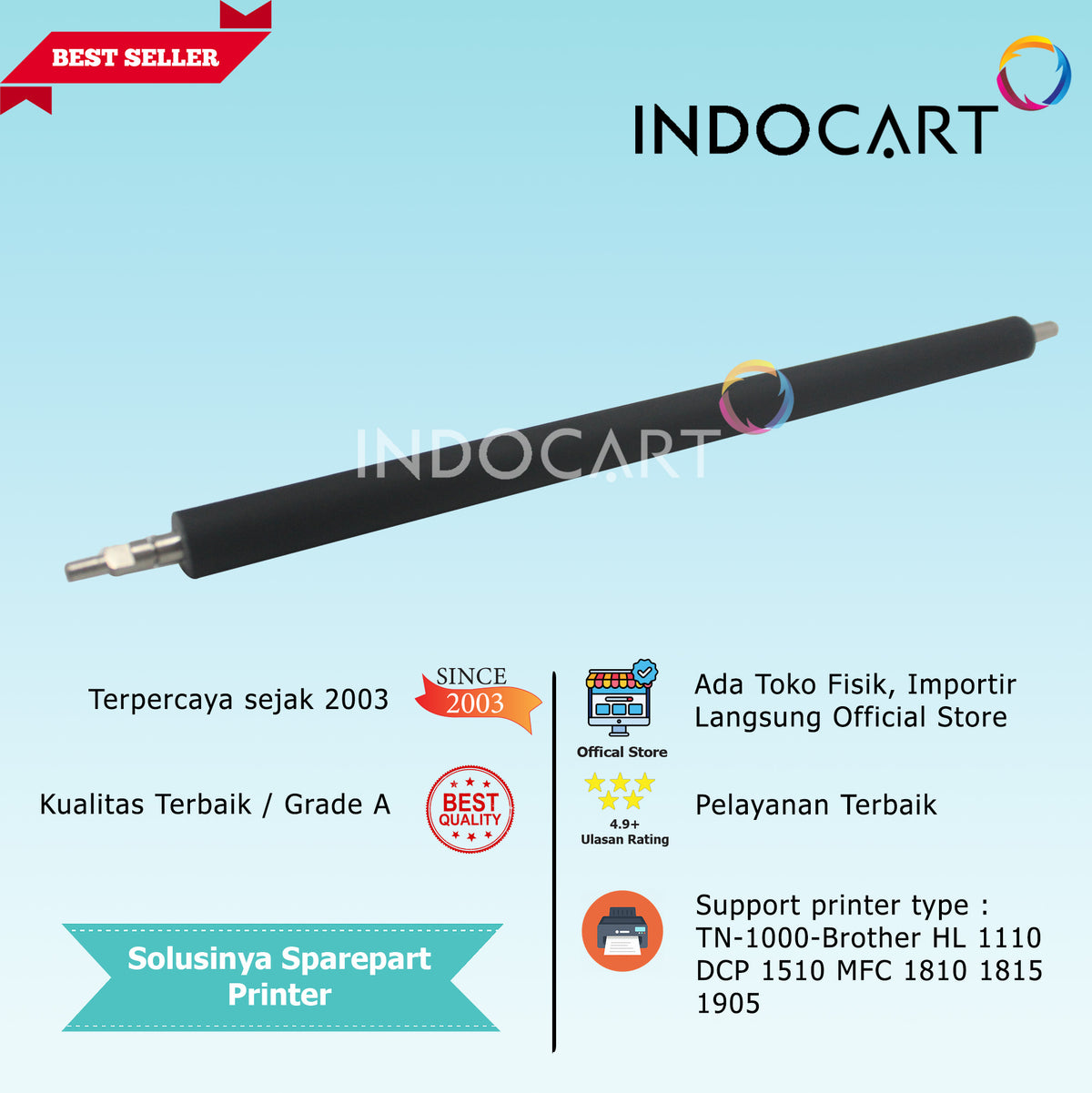 Developer Roller TN1000 TN-1000-HL 1110 DCP 1510 MFC 1810 1815 1905