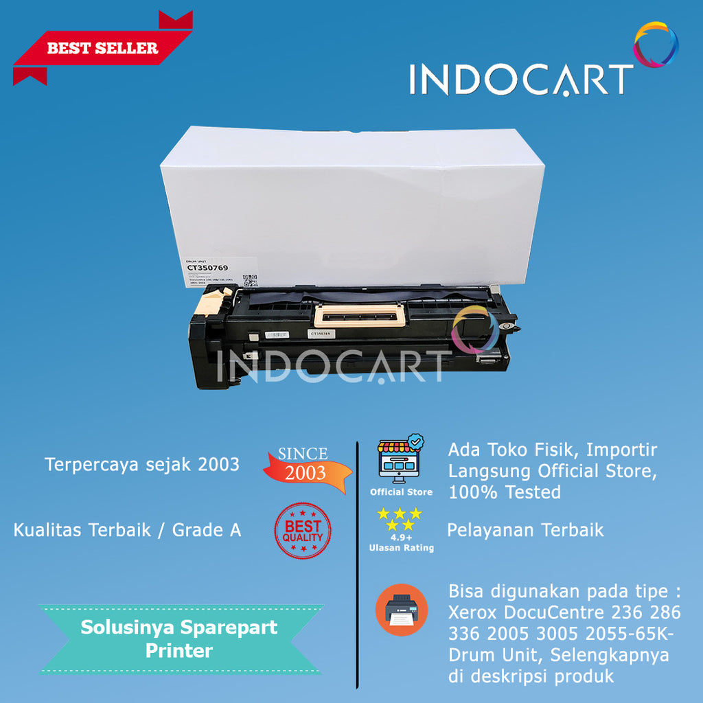 Toner Imaging Drum Compatible CT350769-Xerox DocuCentre 236 286 336 2005 3005 2055 2007 3007-65K