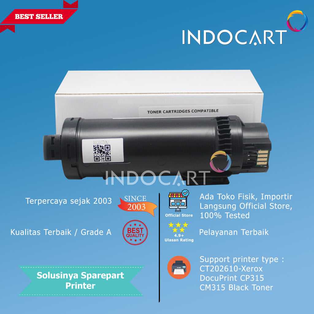 Toner Cartridge Compatible CT202610 CT202611 CT202612 CT202613-Xerox DocuPrint CP315 CM315