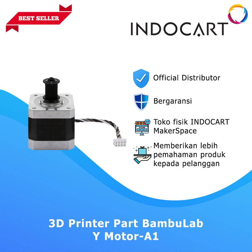 3D Printer Parts BambuLab Y Motor Original Replacement BambuLab A1