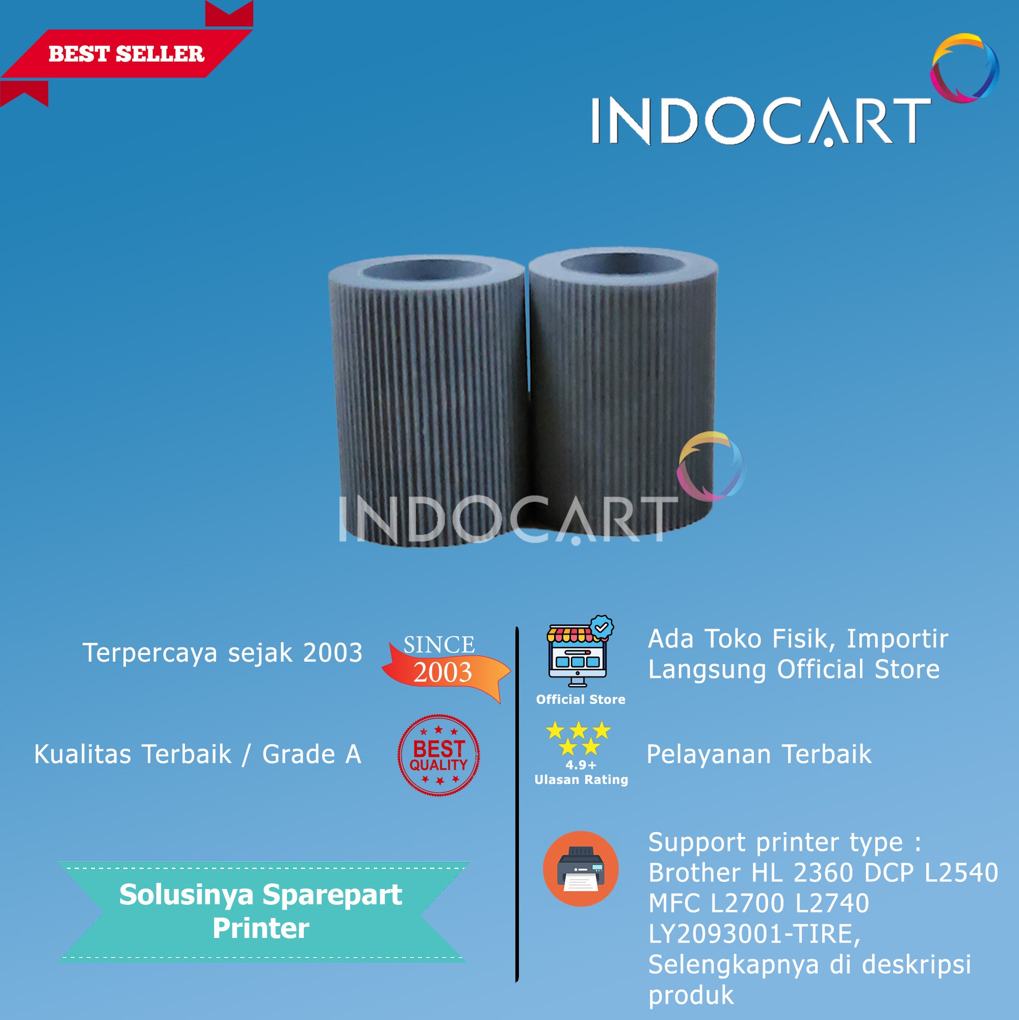 Pickup Roller-HL 2360 2365 DCP L2540 MFC L2700 L2740 LY2093001
