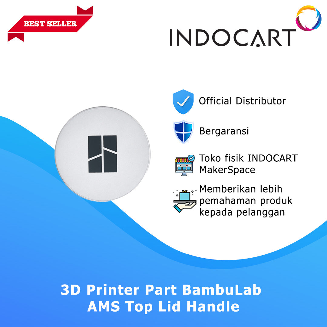 3D Printer Parts BambuLab AMS Top Lid Round Handle
