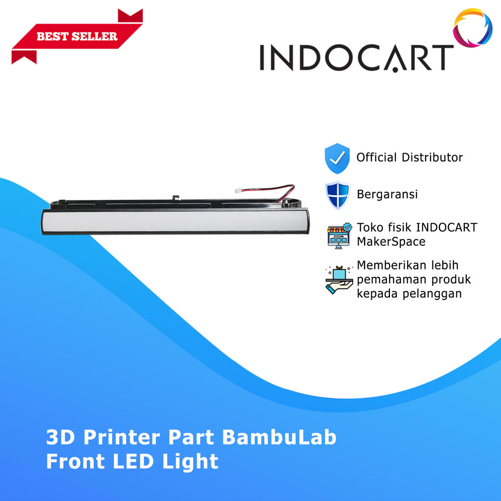 3D Printer Parts BambuLab Front LED Light Panel BambuLab X1E