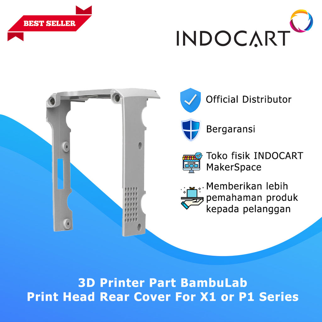 3D Printer Parts BambuLab Print Head Rear Cover BambuLab X1C & P1 Series