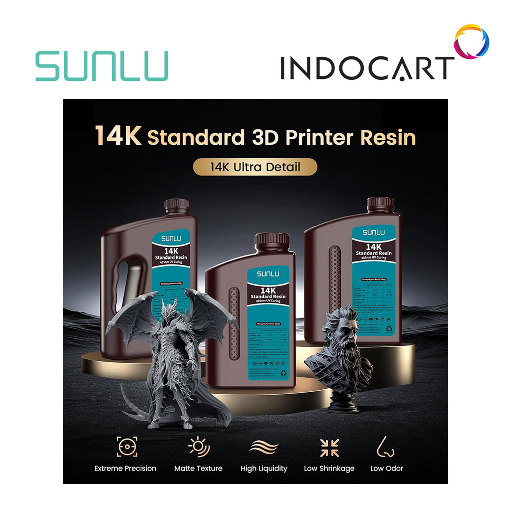 3D Printer Resin SUNLU 14K Ultra High Precision Standard Resin 1Kg