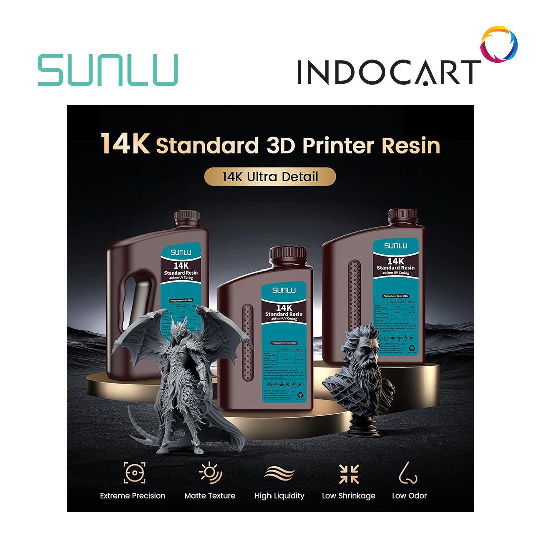 3D Printer Resin SUNLU 14K Ultra High Precision Standard Resin 1Kg