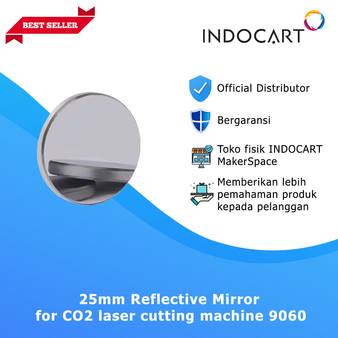 Laser Engraver/Cutter Parts 25mm Reflector Mirror for 9060