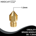 3D Printer Parts Creality Nozzle Ender 3 3V2 5 CR6 CR10 D6-1.2mm