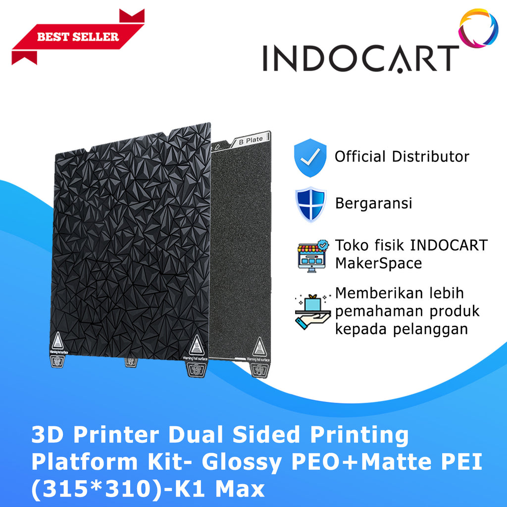 3D Printer Parts Creality OEM Dual Sided Printing Platform Kit Glossy PEO+Matte PEI Creality Ender 3V3Plus/K1Max