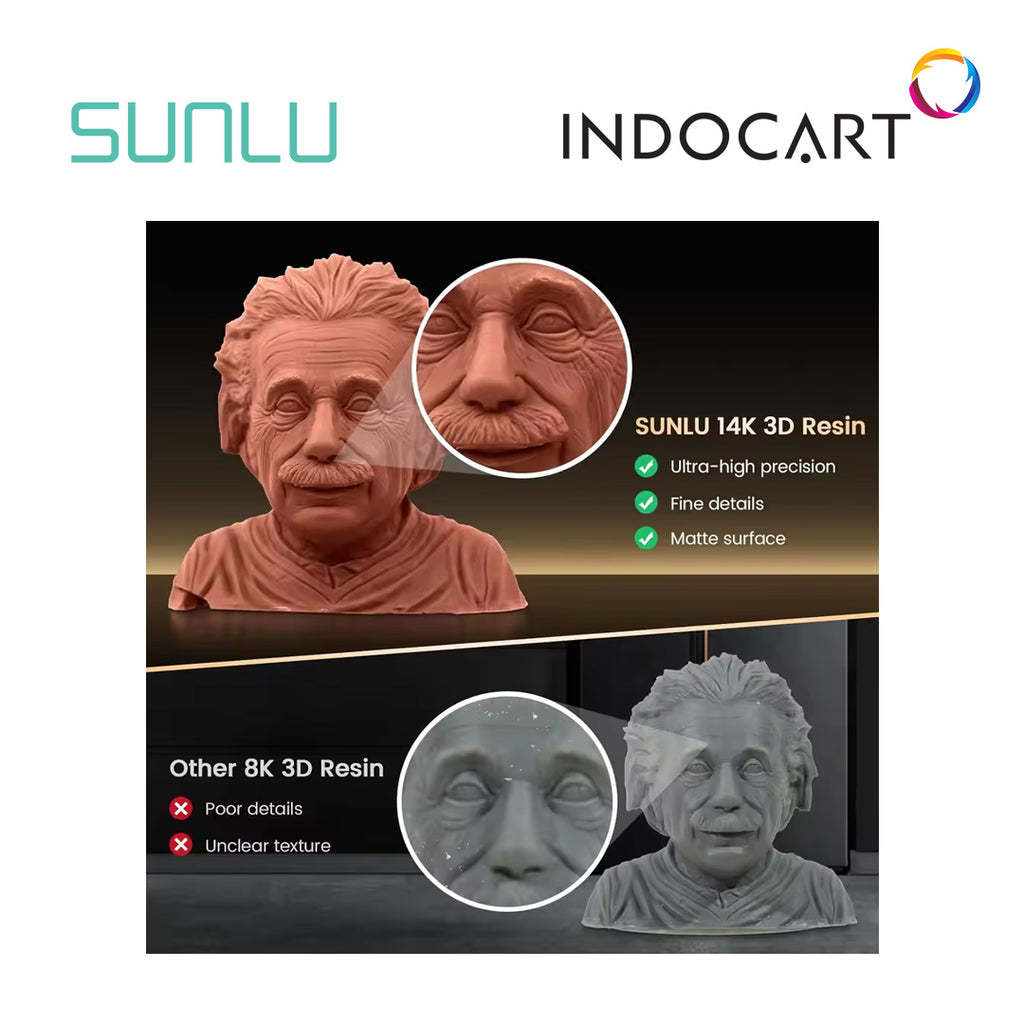 3D Printer RESIN SUNLU 14K ABS Like Excellent Toughness Tensile Strength with Ultra-High Precision 1Kg
