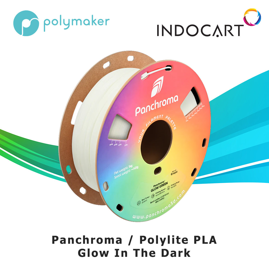3D Printer Filament PolyMaker PolyLite PLA Glow In The Dark 1.75mm 1Kg