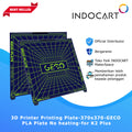 3D Printer Printing Plate 370x370mm GECO PLA Plate No Heating Creality K2 Plus